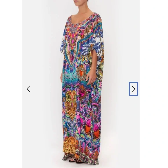 Camilla LUCKY CHARMS ROUND NECK KAFTAN - Picture 5 of 8